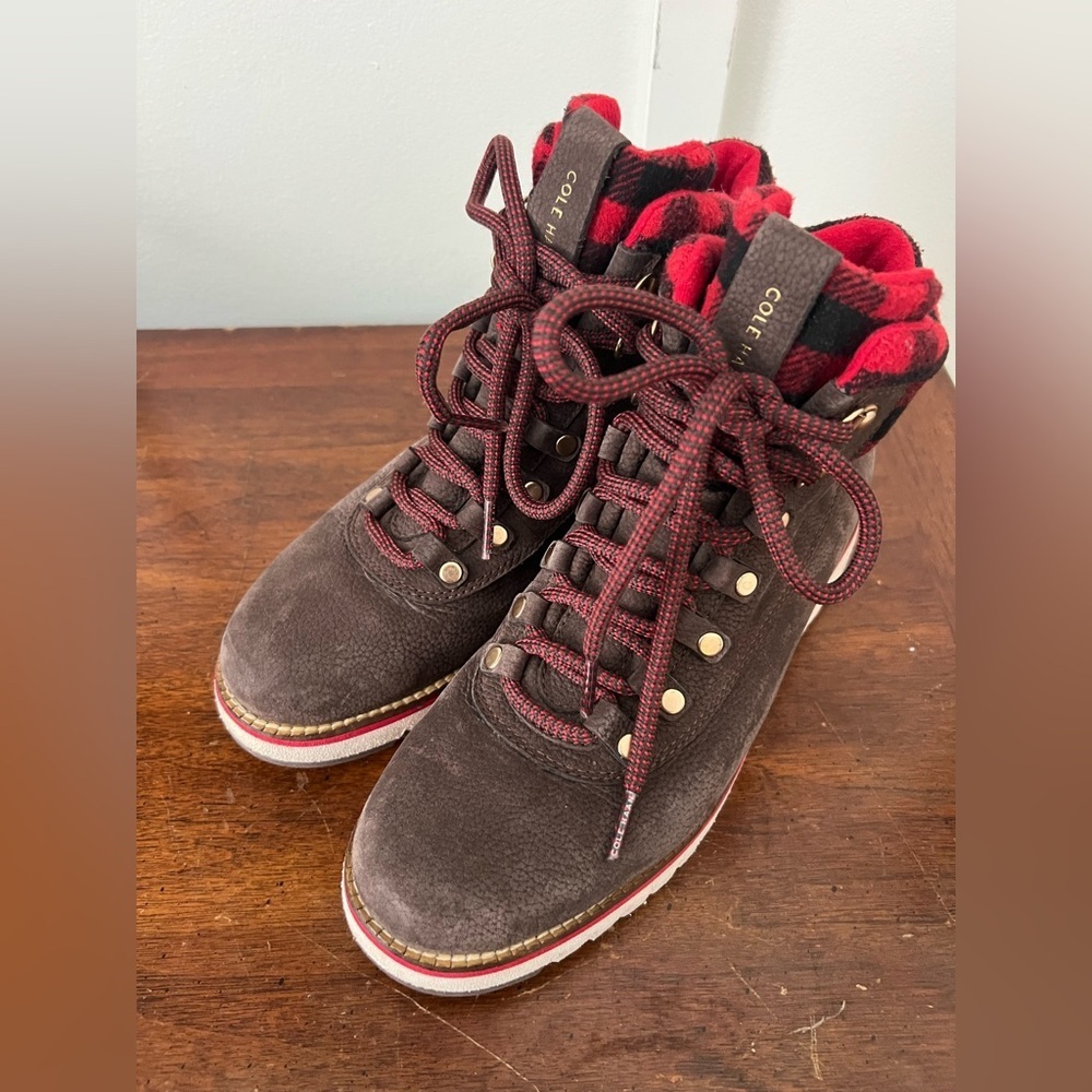 COLE HAAN ZEROGRAND EXPLR GETAWAY WP Brown Women's Hiker Boots 7.5 - Picture 9 of 9